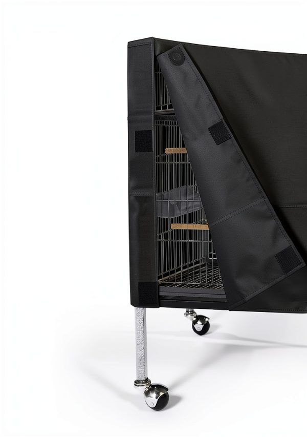 Explore Land Bird Cage Cover Black Water Resistant Indoor-4