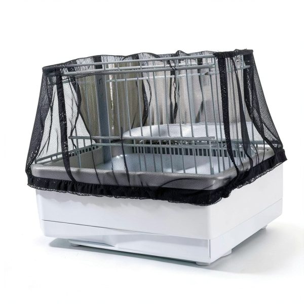 ISMARTEN Bird Cage Cover Seed Catcher Nylon Mesh Parakeet-3