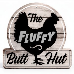 Bigtime Signs Chicken Coop Sign PVC Weatherproof Yard Decor-0