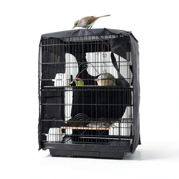 SYOOY Bird Cage Cover Durable Oxford Fabric Zipper Design-4