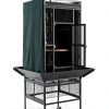 Colorday Birdcage Cover Large Cage Play Top Black Green-2