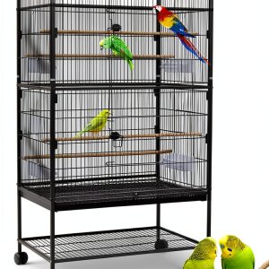 SYOOY Birdcage Cover Seed Catcher Mesh Ventilated Easy Clean-0