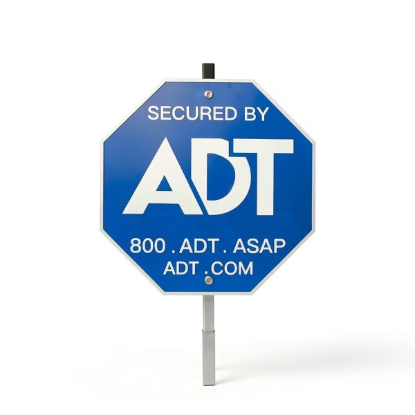 ADT Security Sign Aluminum Yard Stake Waterproof Durable-0
