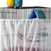 Bird Cage Seed Catcher UlifeBetter Nylon Mesh Adjustable-7