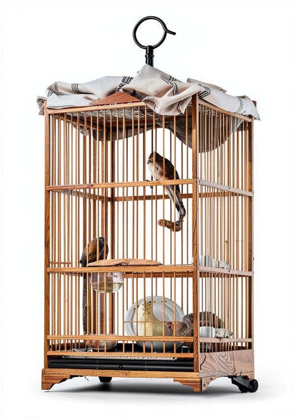 Shappy Bird Cage Cover Glitter Starry Sky Design Pet-5