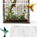 Aiyorse Bird Cage Cover Nylon Blackout Seed Catcher-0