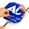 ADT Security Sign Aluminum Yard Stake Waterproof Durable-2