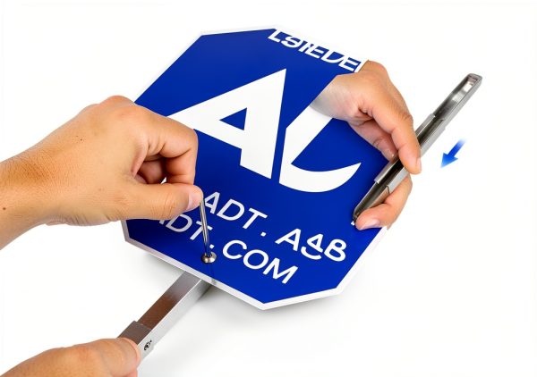 ADT Security Sign Aluminum Yard Stake Waterproof Durable-2