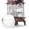 Aiyorse Bird Cage Cover Nylon Blackout Seed Catcher-2