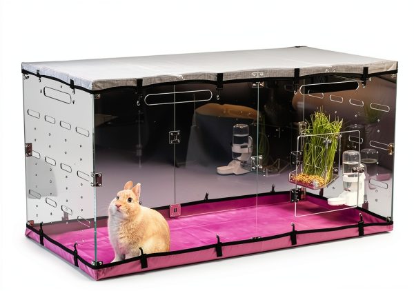 GuineaLoft Canvas Bottom Waterproof Easy Clean Birdcage-4