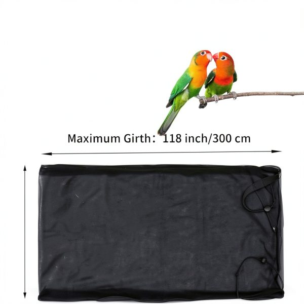 SYOOY Birdcage Cover Seed Catcher Mesh Ventilated Easy Clean-1