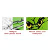 AMZFAVOR Christmas Fence Decorations Green Plastic Wall-3