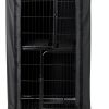 Perfitel Birdcage Cover Black Nylon Sunshade Embroidery-3
