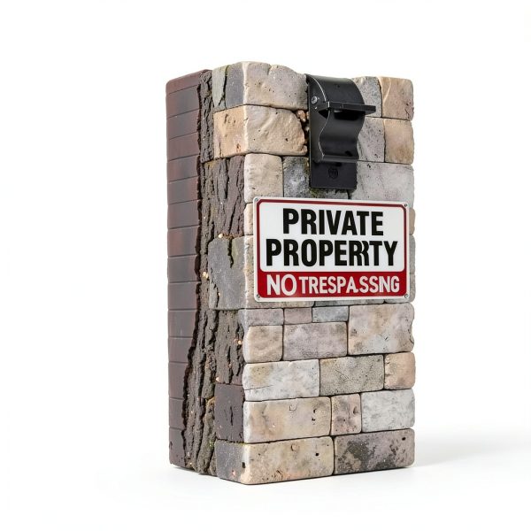 Lykjdnz No Trespassing Sign Aluminum Reflective Yard-2