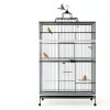 Aiyorse Bird Cage Cover Nylon Blackout Seed Catcher-5