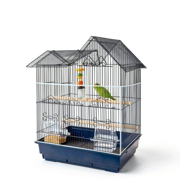 Nogeqi Bird Cage Cover Nylon Stretch Fit Seed Catcher-6