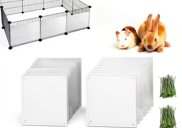 Kifmurase PVC Cage Liners Clear Rabbit Bird Guard Value Pack-0