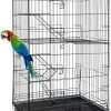 ISMARTEN Bird Cage Cover Feather Seed Catcher Nylon Mesh-0
