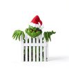 AMZFAVOR Christmas Fence Decorations Green Plastic Wall-1