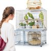 Sibba Bird Cage Seed Catcher Nylon Mesh Cover Indoor-5