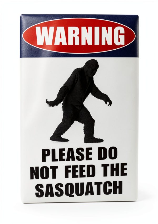 Sasquatch Metal Sign Wall Mount Vintage Style Yard Decor-1