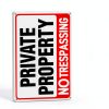 Lykjdnz No Trespassing Sign Aluminum Reflective Yard-3