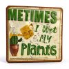 Vintage Metal Tin Yard Sign Wall Mount Garden Decor MR TIGER-2