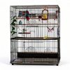 ISMARTEN Bird Cage Cover Seed Catcher Nylon Mesh Parakeet-4