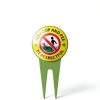 Bapikue Yard Sign No Dog Poop Durable Aluminum Green-2