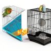 Bird Cage Seed Catcher UlifeBetter Nylon Mesh Adjustable-3