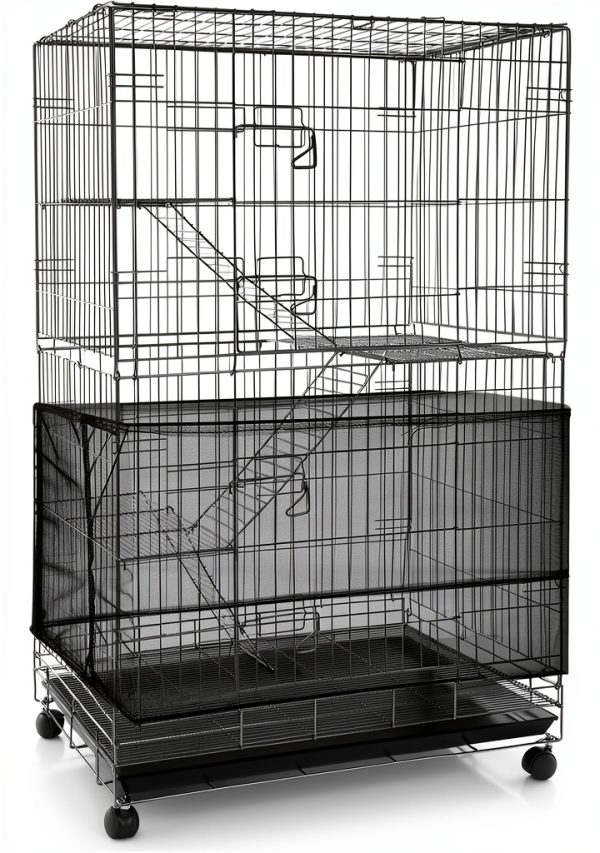 Shappy Bird Cage Cover Nylon Mesh Feather Catcher Net-0