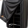 Perfitel Birdcage Cover Black Nylon Sunshade Embroidery-0