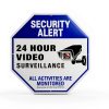 Sheenwang Security Camera Sign Metal Reflective Outdoor-1