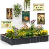 Ckdiluy Metal Garden Sign Vintage Style Gardening Decor-6