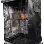 DUSTYPROTE Bird Cage Cover Black Breathable Oxford Fabric-0