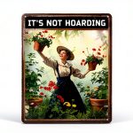 Ckdiluy Metal Garden Sign Vintage Style Gardening Decor-0