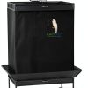 Colorday Birdcage Cover Large Cage Play Top Black Green-1