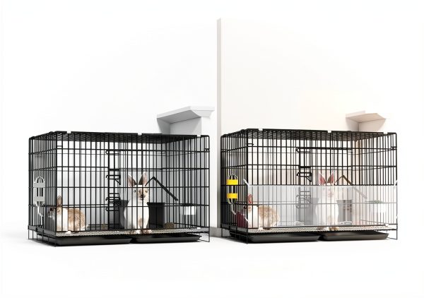 Kifmurase PVC Cage Liners Clear Rabbit Bird Guard Value Pack-3