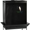 Colorday Birdcage Cover Large Cage Play Top Black Green-0