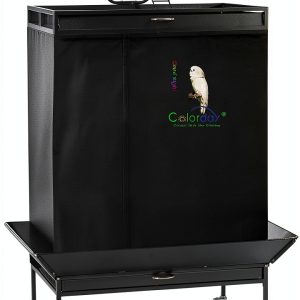 Colorday Birdcage Cover Large Cage Play Top Black Green-0