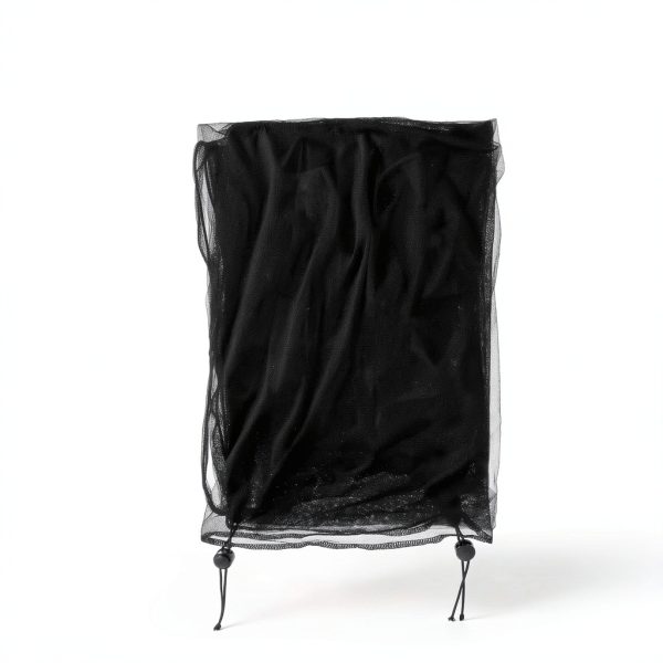 Bird Cage Seed Catcher Black Nylon Dustproof Josojoou-1