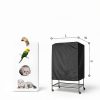 Explore Land Bird Cage Cover Black Water Resistant Indoor-1
