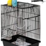 Bird Cage Seed Catcher UlifeBetter Nylon Mesh Adjustable-0