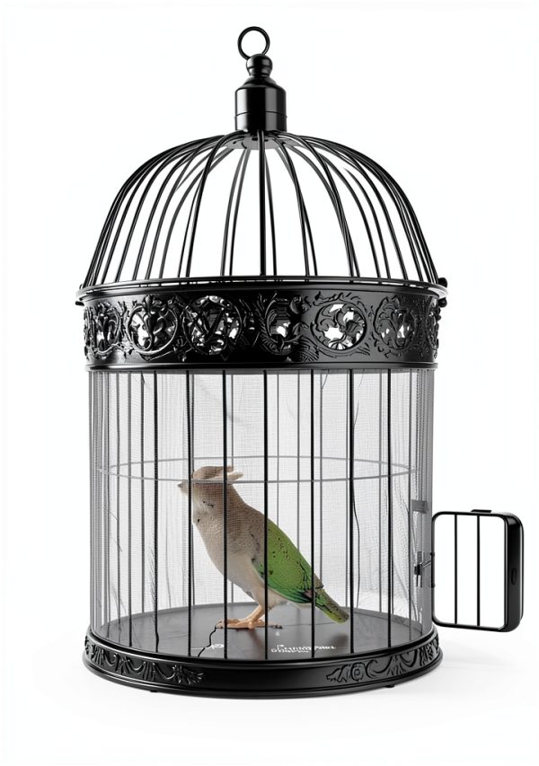 Nogeqi Bird Cage Cover Nylon Stretch Fit Seed Catcher-4