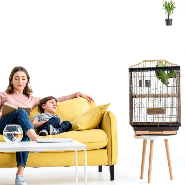 Shappy Bird Cage Cover Glitter Starry Sky Design Pet-6