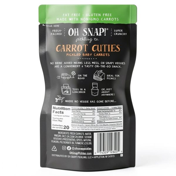 OH SNAP! Carrot Cuties Gluten Free Snack 12 Count-2