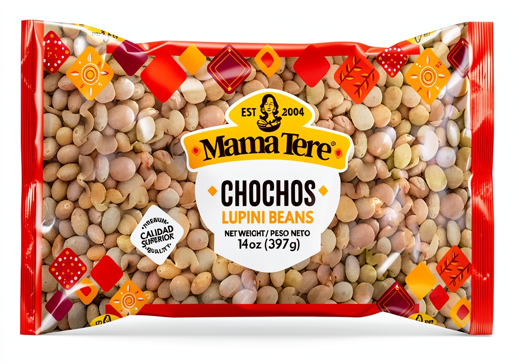 Lupini beans in a bowl ready for serving
