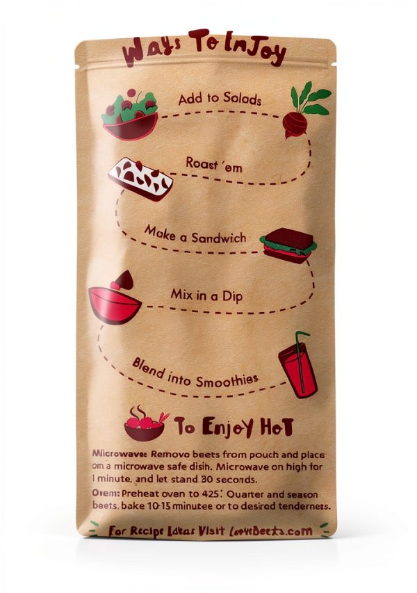 Love Beets Organic Cooked Beets Ready-to-Eat 8.8 Ounce Pack-5