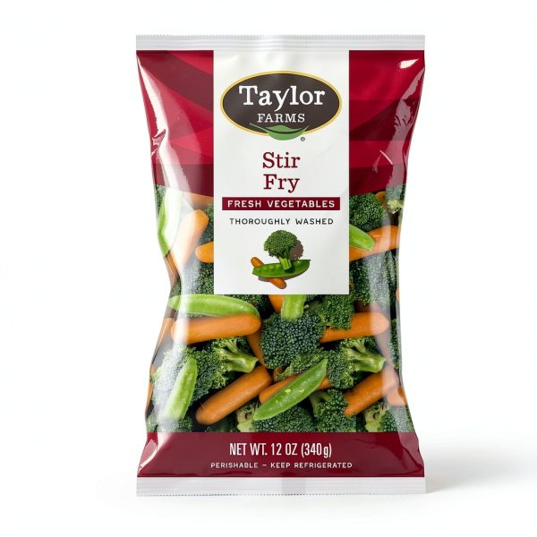 Taylor Farms Fresh Veggie Medley 12oz Broccoli Carrot Snow Pea Mix-0