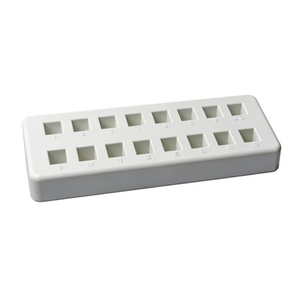 Spectro Cuvette Rack Polypropylene 16-Place 5pcs Laboy ST19616-5-0